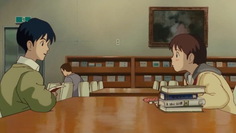 Shizuku và Seiji bắt gặp nhau ở thư viện