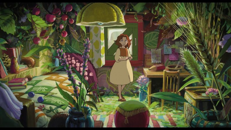 Cô nàng Arrietty và căn phòng đầy hoa lá của mình