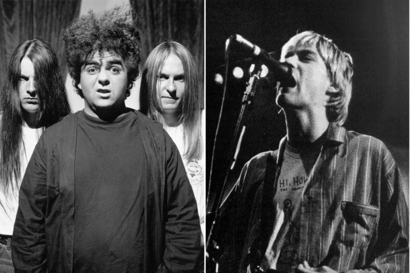 Hình ảnh nhóm nhạc The Melvins và Kurt Cobain