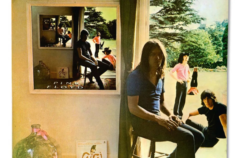 Bìa album Hình ảnh của thành viên Pink Floyd trên bìa của album Ummagumma