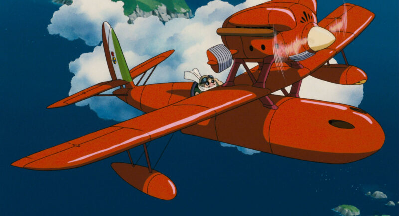 Chiếc máy bay đỏ của gã phi công trong bộ phim Porco Rosso