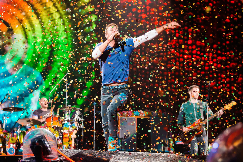 Hình ảnh hoành tráng của Coldplay tại Viva la Vida Tour