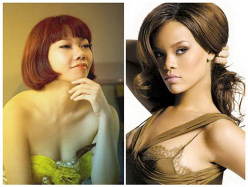 Diva Hà Trần và Rihanna