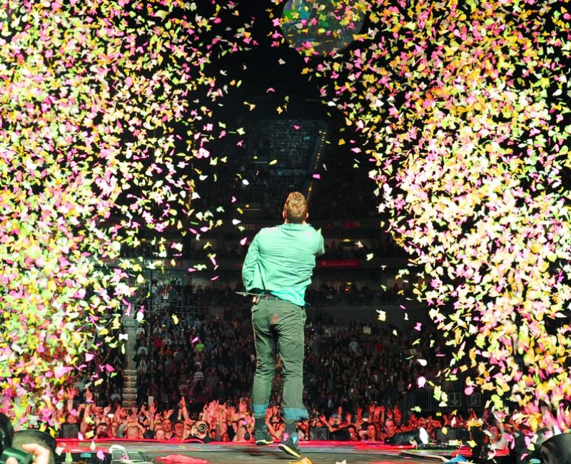 Hình ảnh đáng nhớ của Coldplay tại Mylo Xyloto Tour