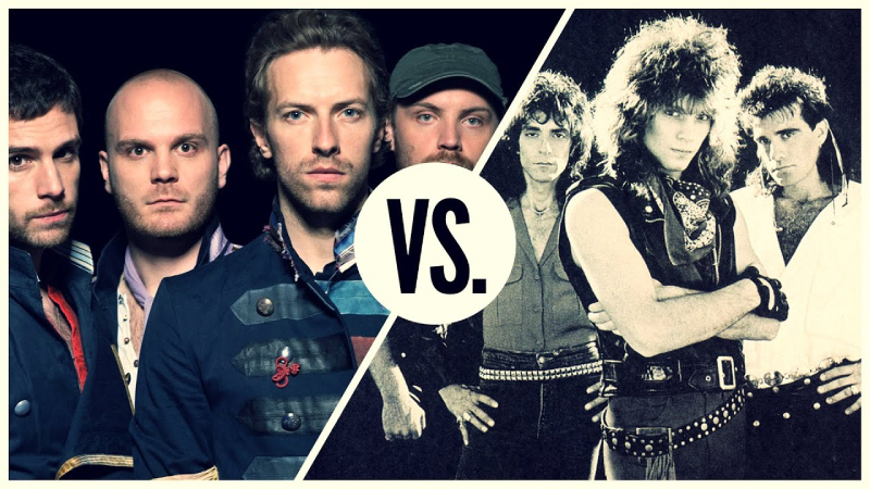 Sự so sánh giữa Coldplay và Bon Jovi trở thành chủ đề thú vị