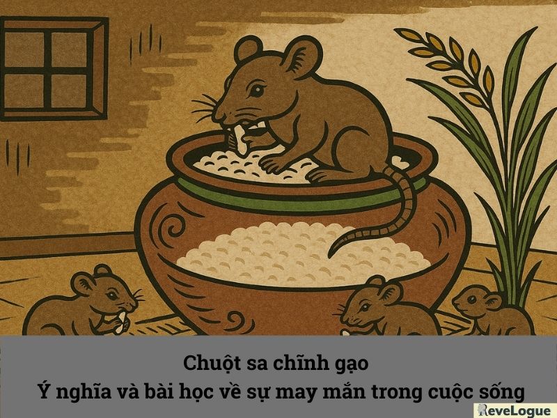 Chuột sa chĩnh gạo - Ý nghĩa và bài học về sự may mắn trong cuộc sống