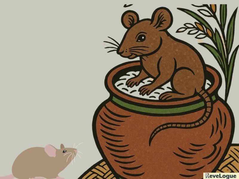 Giải thích nội dung câu thành ngữ "Chuột sa chĩnh gạo" sao cho đúng?