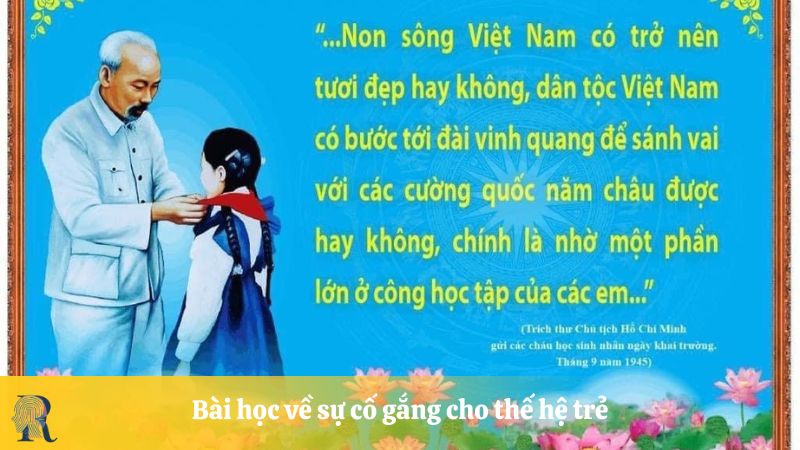 Bài học về sự cố gắng cho thế hệ trẻ