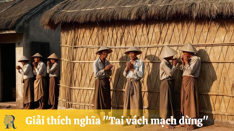 Giải thích nghĩa "Tai vách mạch dừng"