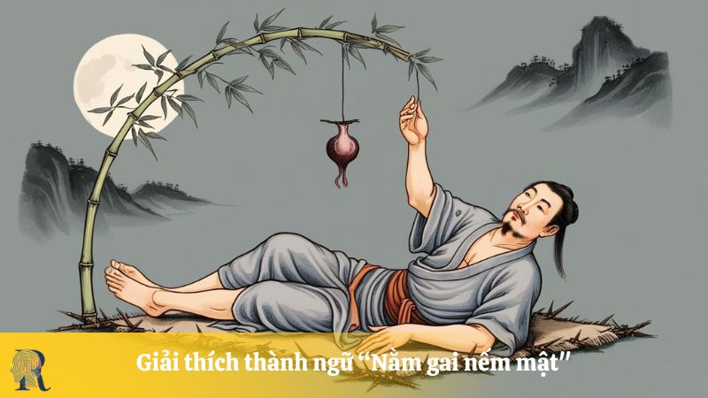 Giải thích nghĩa "Nằm gai nếm mật" sao cho đúng?