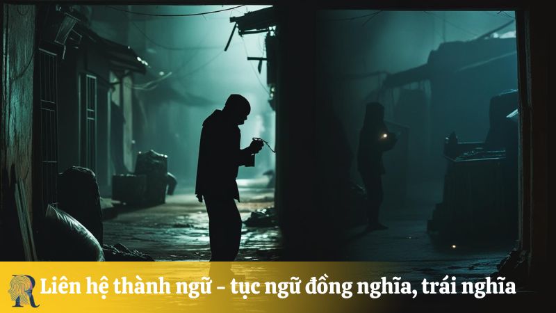 Liên hệ thành ngữ - tục ngữ đồng nghĩa, trái nghĩa