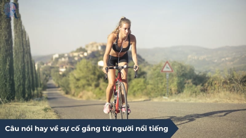 Câu nói hay về sự cố gắng truyền cảm hứng từ người nổi tiếng