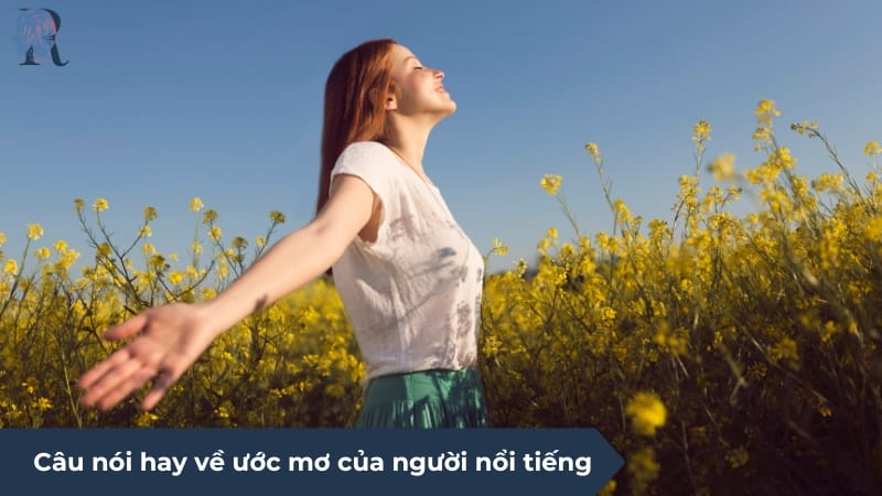 Câu nói hay của người nổi tiếng về ước mơ giúp truyền động lực