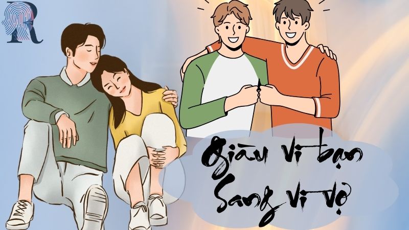 Giải thích tục ngữ "giàu vì bạn sang vì vợ" sao cho đúng?