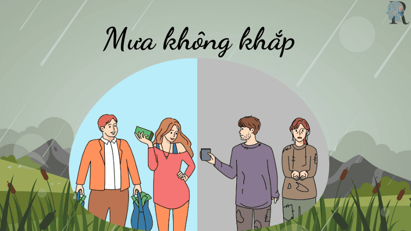 Mưa không khắp