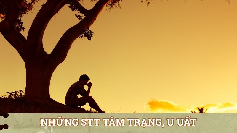 Đăng ảnh buồn với những stt tâm trạng