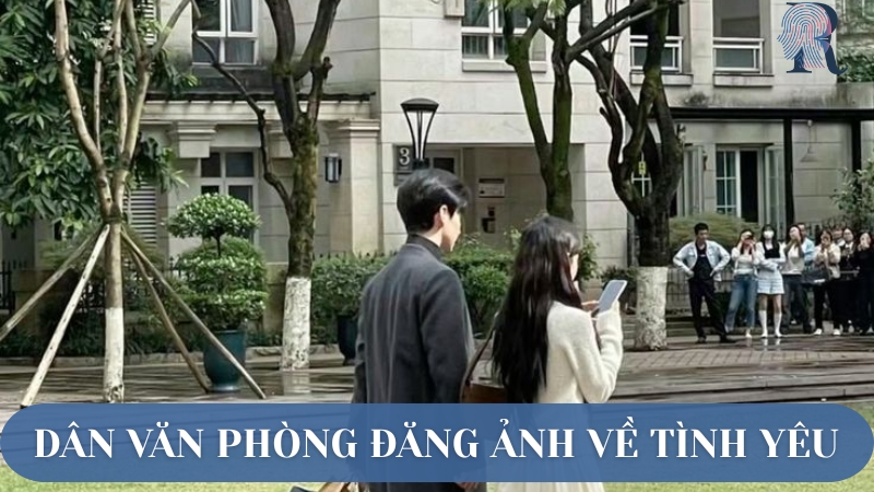 dân văn phòng đăng ảnh về tình yêu