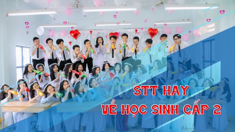 Tổng hợp tất tần tật stt về học sinh cấp 2 nhiều ấn tượng nhất