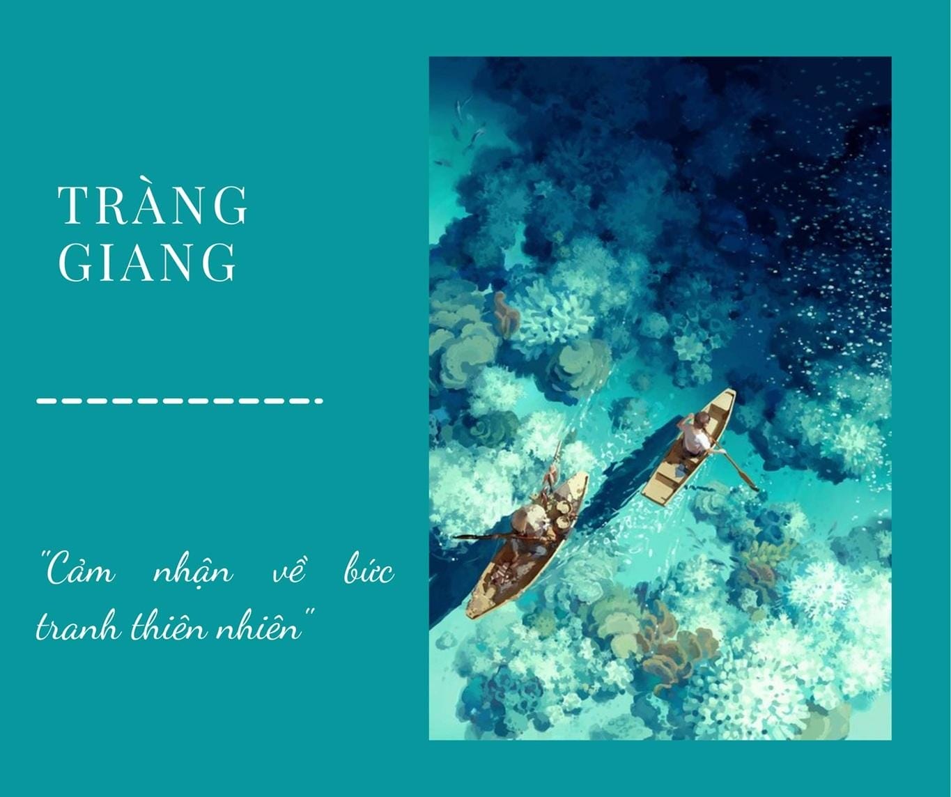 Tràng Giang là một tuyệt tác của phong trào Thơ Mới và là dấu ấn khó phai mờ của Huy Cận trong lòng công chúng yêu thơ.