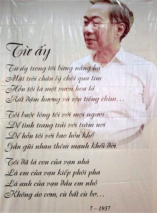 “Từ ấy” ánh sáng soi rọi của tâm hồn