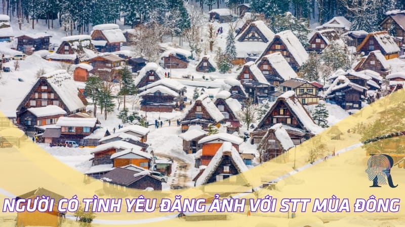 Người có tình yêu đăng ảnh với stt mùa đông cực hay