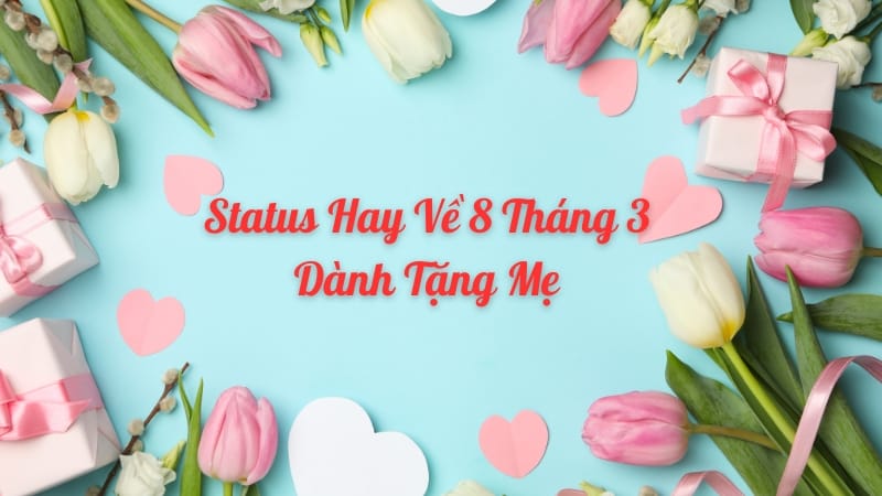 Status hay về 8 tháng 3 dành tặng mẹ