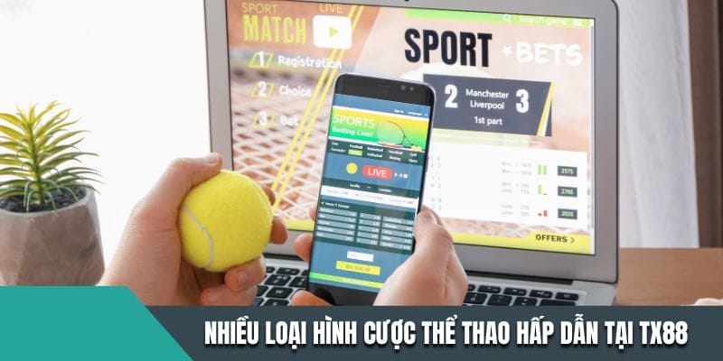 Nhiều loại hình cược thể thao hấp dẫn tại TX88