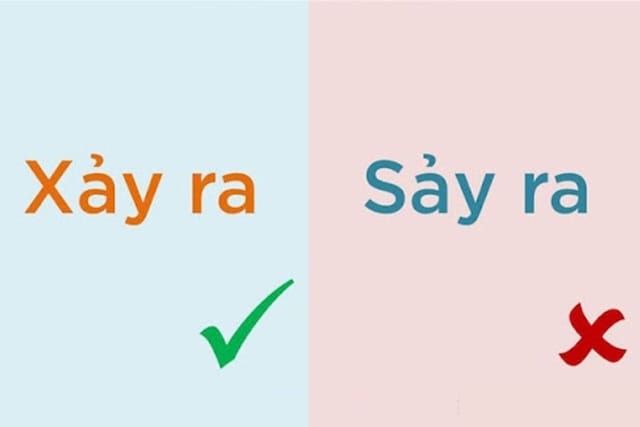 Sảy ra hay xảy ra, từ nào xuất hiện trong từ điển tiếng Việt