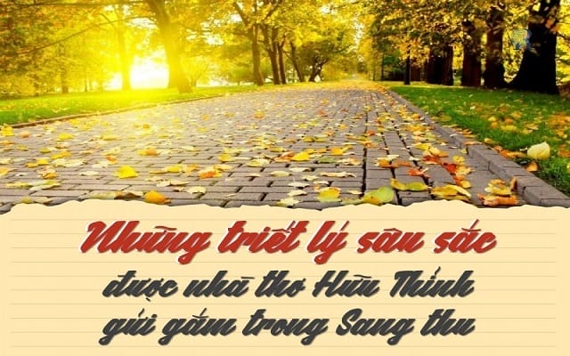 Bài văn mẫu đặc sắc: Phân tích Sang thu của Hữu Thỉnh