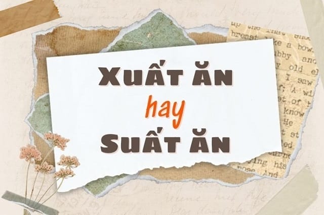 Cách phân biệt suất ăn hay xuất ăn