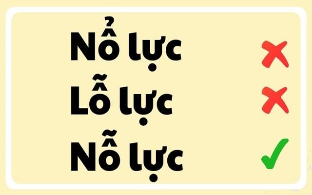 Đặt câu hỏi với từ nỗ lực