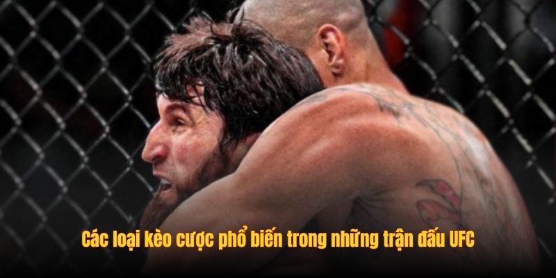 Các loại kèo cược phổ biến trong những trận đấu UFC