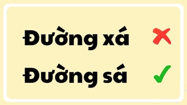 Nhiều nguyên nhân khiến người dùng nhầm lẫn giữa “đường xá” và “đường sá”