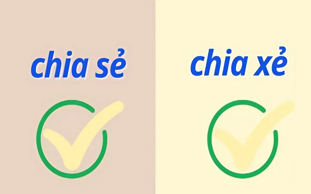 Phân biệt cách dùng Xẻ và Sẻ Phân biệt cách dùng Xẻ và Sẻ