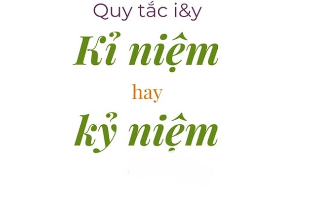 Quy tắc viết chữ I và Y trong tiếng Việt