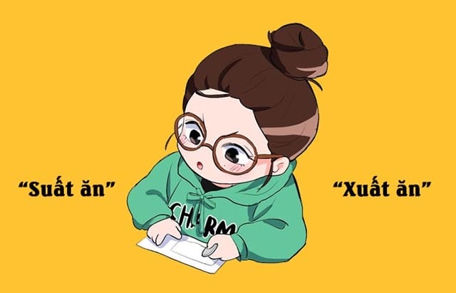 Sự nhầm lẫn khi viết suất ăn hay xuất ăn khá phổ biến hiện nay