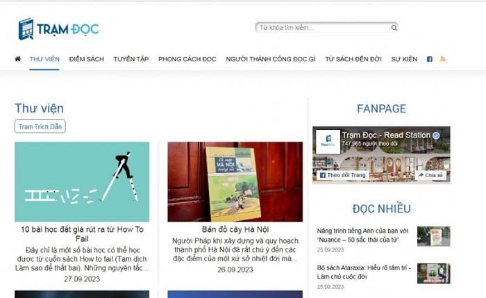Tramdoc.vn – Trải nghiệm đọc sách với cộng đồng đông đảo Tramdoc.vn – Trải nghiệm đọc sách với cộng đồng đông đảo