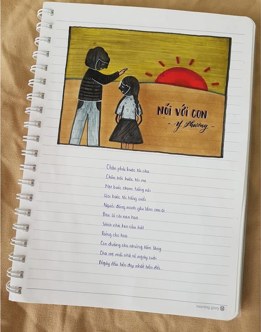 Dàn ý phân tích Nói với con