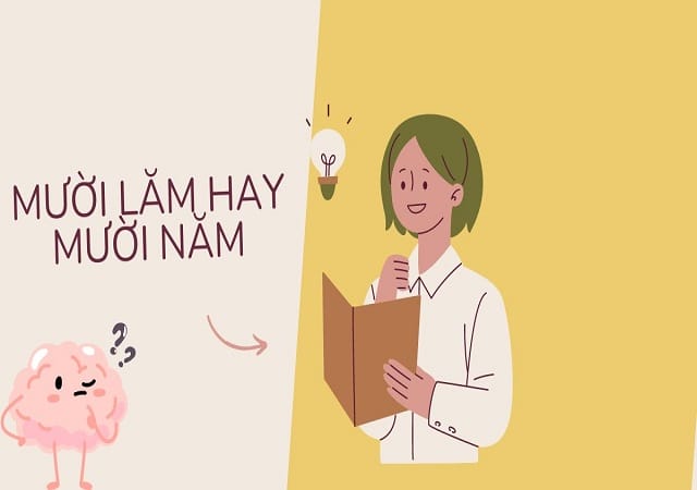 Cách dùng từ lăm và năm