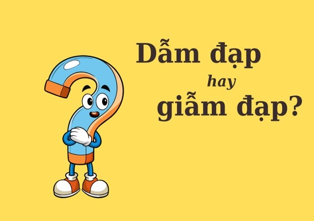 Dẫm đạp đúng chính tả không