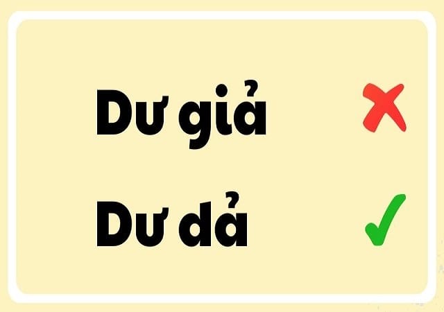 Nguyên nhân gây nhầm lẫn giữa dư giả và dư dả