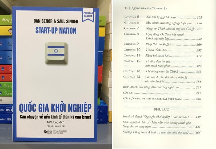 Các phần nội dung chính của sách Quốc Gia Khởi Nghiệp