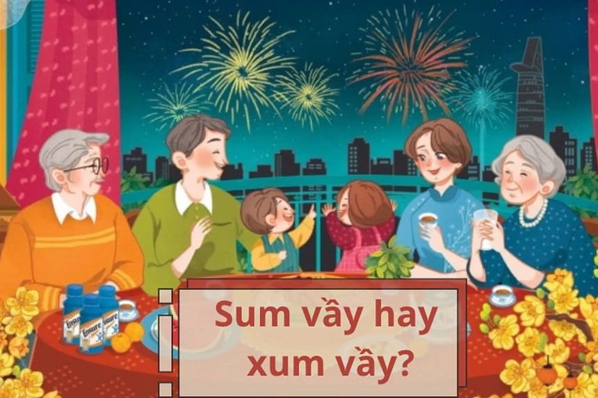 Sự nhầm lẫn giữa sum vầy hay xum vầy là do đâu?