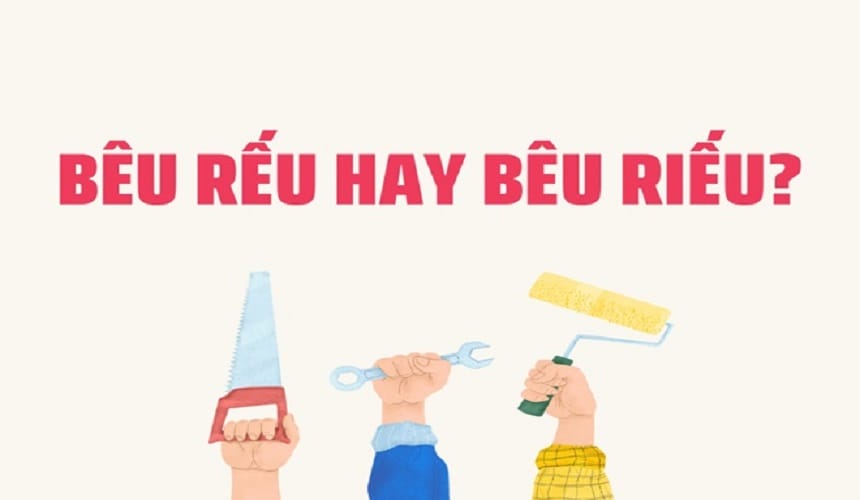Bêu rếu hay bêu riếu đúng chính tả