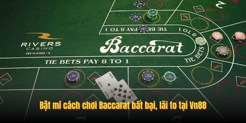Bật mí cách chơi Baccarat bất bại, lãi to tại Vn88