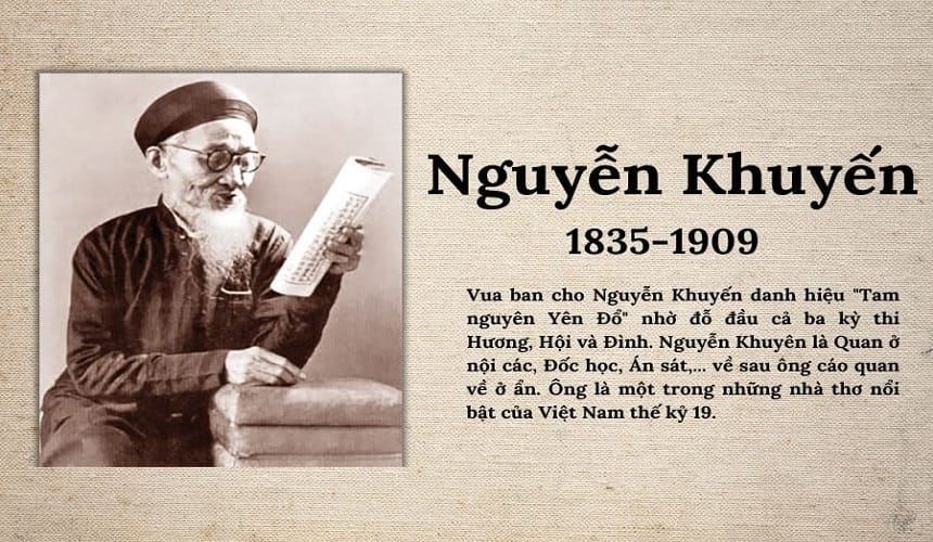Đôi nét về cuộc đời Nguyễn Khuyến và tác phẩm Thu vịnh