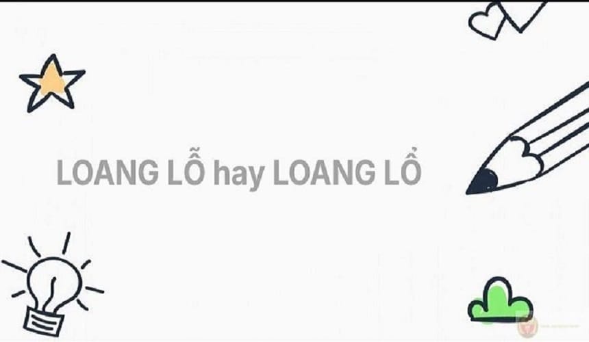 Loang lỗ hay loang lổ