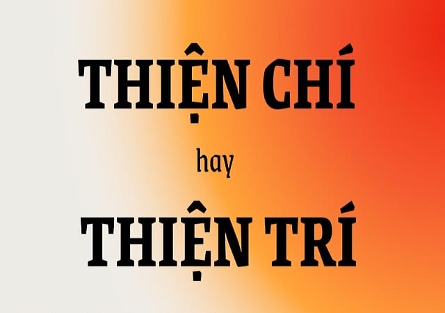 Mẹo ghi nhớ thiện chí không phải thiện trí