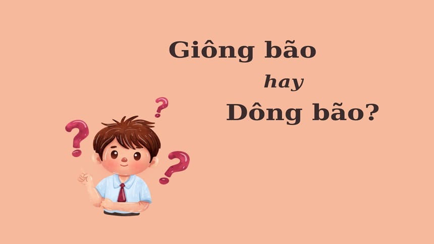 Phân biệt giông bão và dông bão