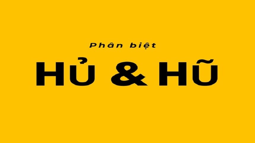 Phân biệt hủ và hũ